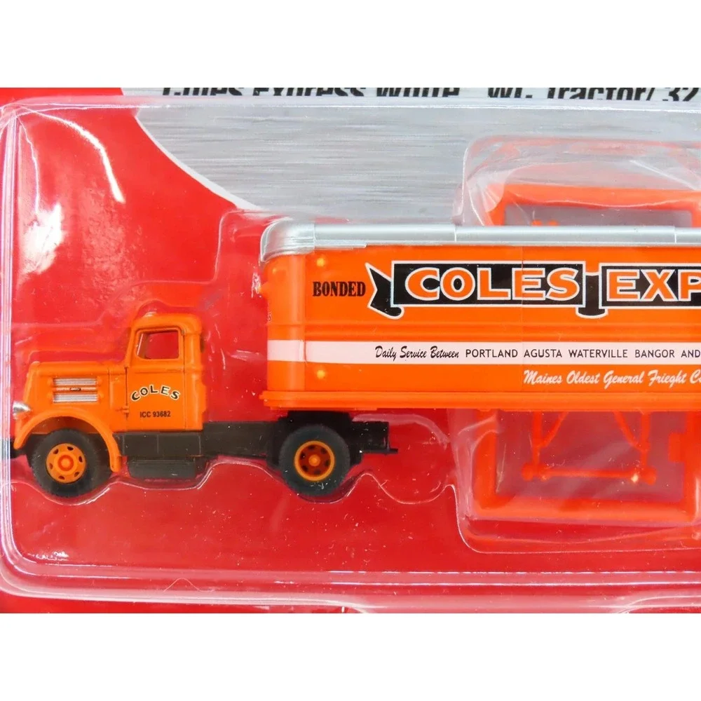 HO 1:87 Scale Classic Metal Works #31145 Coles Express WC Tractor with Trailer